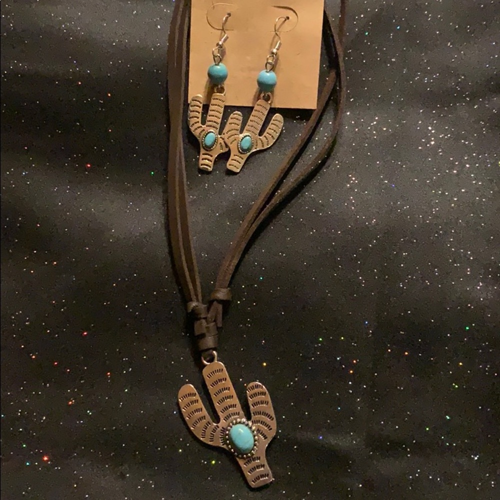 Southwest inspired style turquoise set